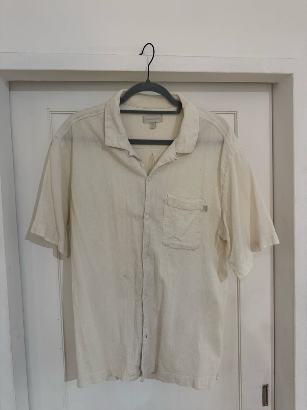 Men's Standard Cloth Textured Gauze Shirt